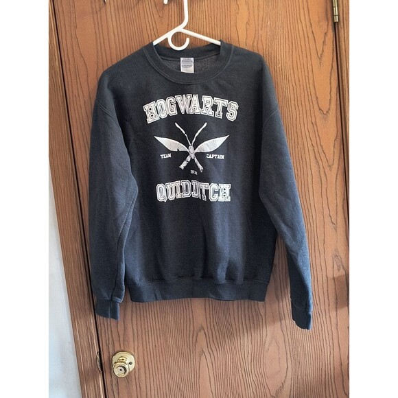 Quiditch, Harry Potter Sweatshirt Dark Grey Men's Medium - Picture 1 of 7